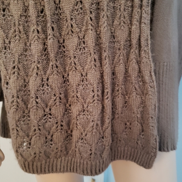 Venus Long Brown Shawl CollarSweater Small - Picture 8 of 9
